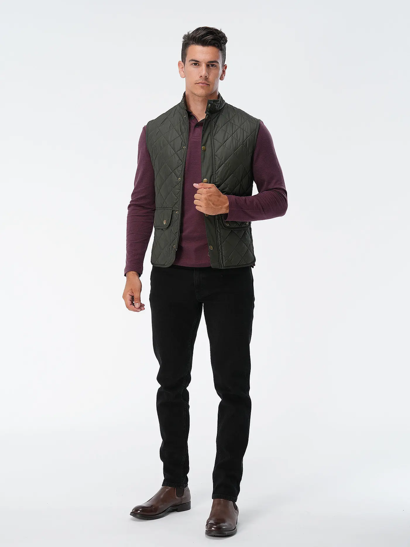 BARBOUR | Steppgilet LOWERDALE | grün